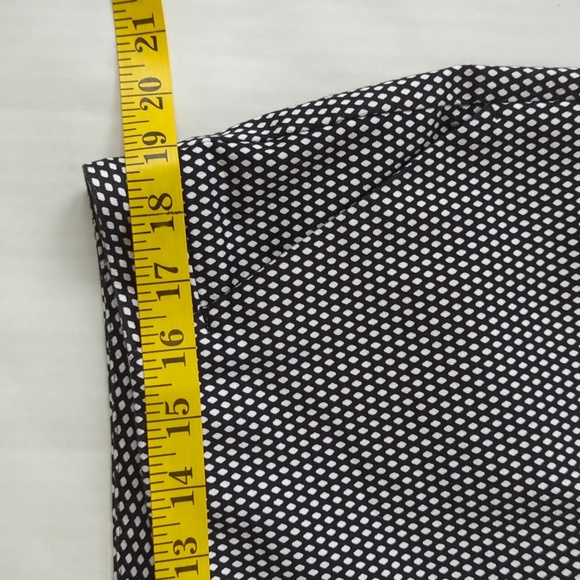 Worthington Modern Fit Capri Cropped Pants 16P Black White Pattern - Picture 10 of 12